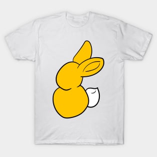 Yellow Easter Bunny Logo T-Shirt